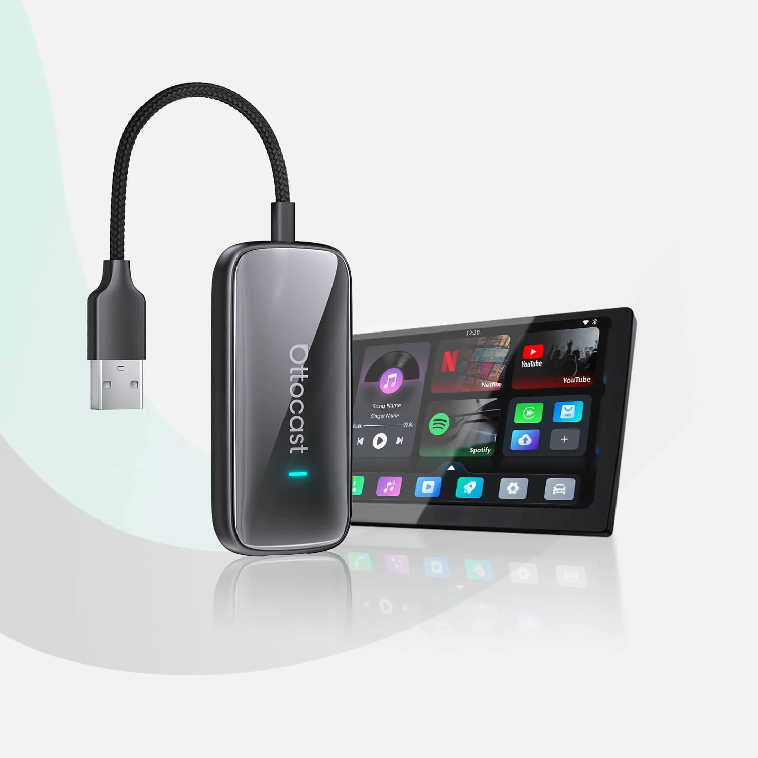 Play2Video Ultra Wireless CarPlay/Android Auto All-in-1 Adapter - OTTOCAST